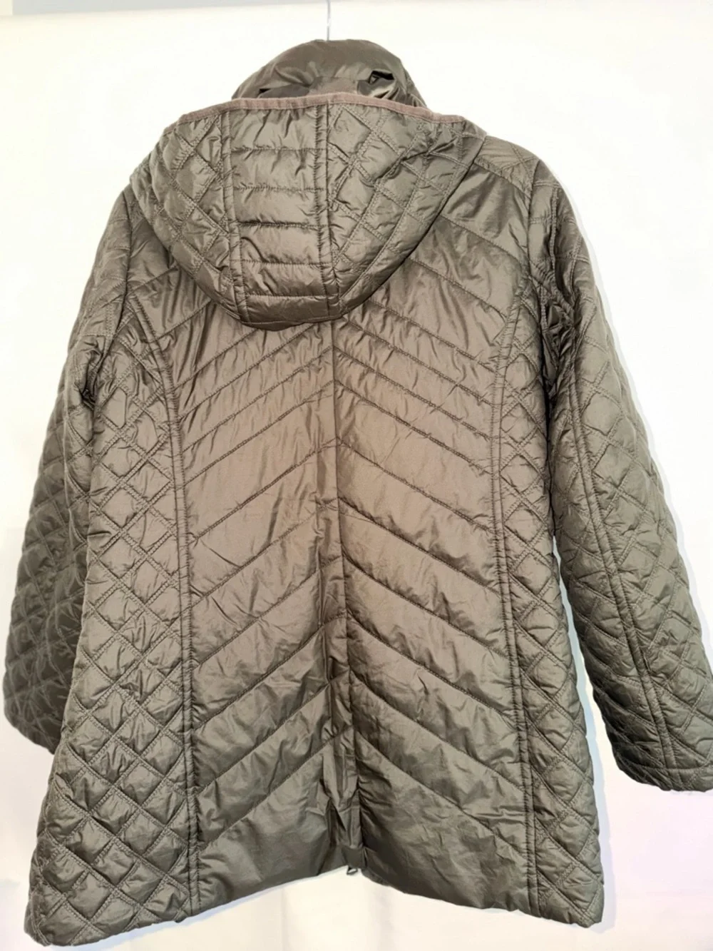 Marc New York Quilted Dark Olive Green Jacket
